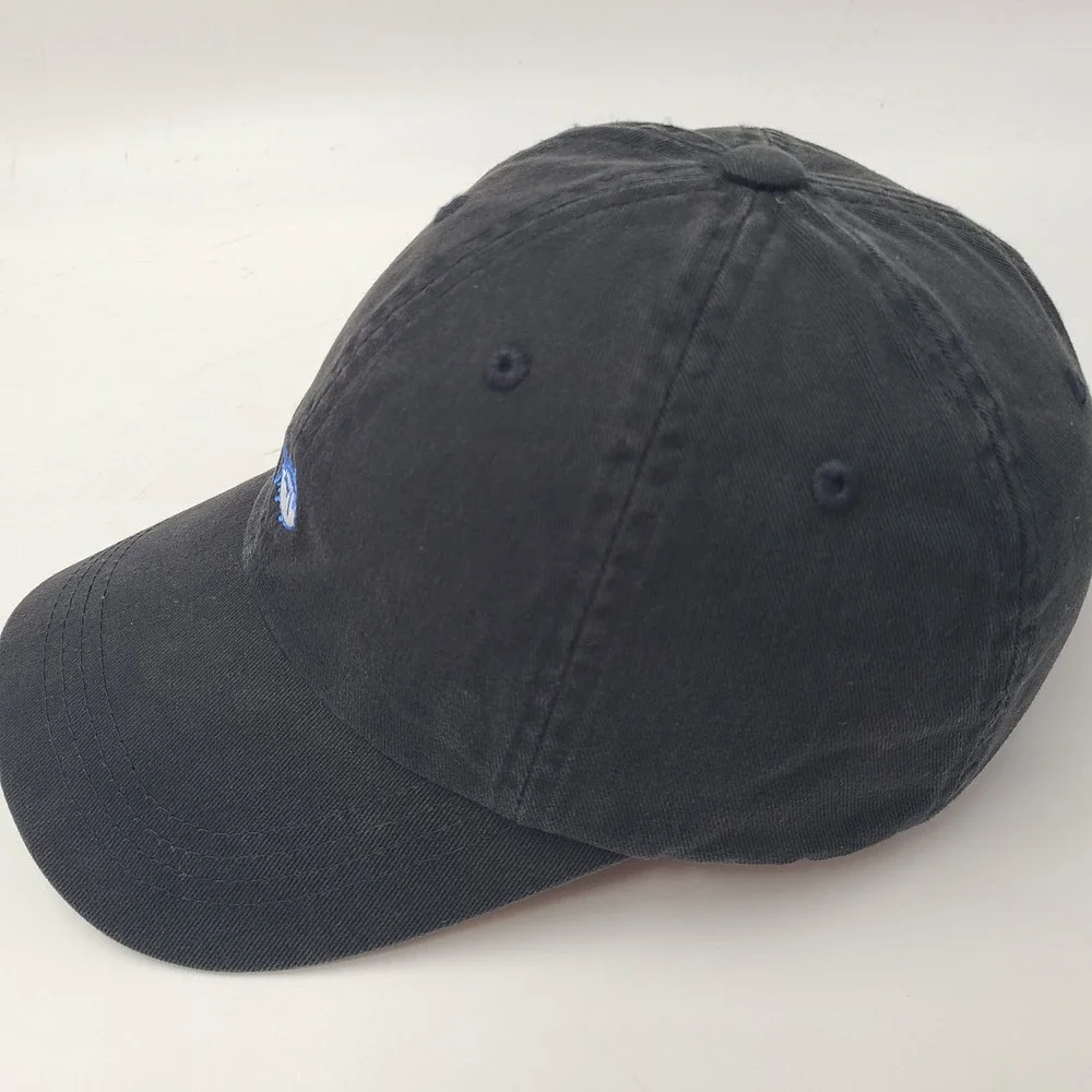 Southern Tide Hat Strapback (Fits Small) Black Blue Skipjack Tuna Logo Fish Men